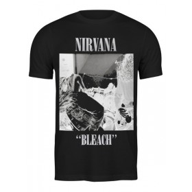 Мужская футболка с принтом Nirvana Bleach album t-shirt в Тамбове,  |  | 