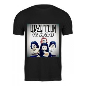 Мужская футболка с принтом Led Zeppelin - toys в Тамбове,  |  | Тематика изображения на принте: 