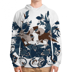 full_print_hoodie с принтом петушиное разноцветие в Тамбове, 92% хлопка 8% эластана Плотность: 245 гр/м2 |  | 