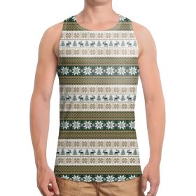 full_print_tanktop с принтом Скандинавский узор в Тамбове,  |  | Тематика изображения на принте: 