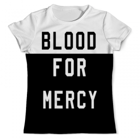 Мужская футболка 3D с принтом Yellow Claw Blood For Mercy в Тамбове, Футболка с нанесением полноцветного изображения по всей поверхности может быть выполнена в двух вариантах - ХЛОПОК и СИНТЕТИКА. | Хлопок - ткань из 100% хлопка высшего качества пенье.  <br>Синтетика - ткань с высоким содержанием синтетического волокна (до 80%).  Материал хорошо тянется, имеет приятную на ощупь фактуру | Тематика изображения на принте: 