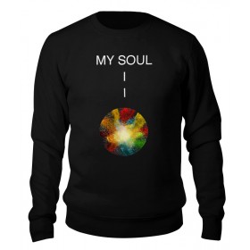 sweatshirt с принтом МОЯ ДУША - MY SOUL в Тамбове,  |  | 