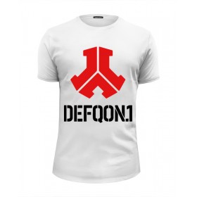 tee с принтом Defqon 1 Maximum Force Minimal в Тамбове, Белый, черный, серый меланж, голубой: 100% хлопок, плотность 160 гр. Остальные цвета: 92% хлопок, 8% лайкра, плотность 170-180гр. |  | 