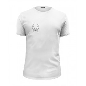 Мужская футболка Premium с принтом OWSLA T-Shirt JadeFuture White в Тамбове, Белый, черный, серый меланж, голубой: 100% хлопок, плотность 160 гр. Остальные цвета: 92% хлопок, 8% лайкра, плотность 170-180гр. |  | 