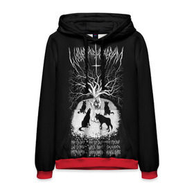 Мужская толстовка 3D с принтом Wolves in the Throne Room в Тамбове, 100% полиэстер | двухслойный капюшон со шнурком для регулировки, мягкие манжеты на рукавах и по низу толстовки, спереди карман-кенгуру с мягким внутренним слоем. | Тематика изображения на принте: aaron weaver | bbc s | black cascade | celestial lineage | demo | diadem of 12 stars | doom metal | live at roadburn 2008 | malevolent grain | nathan weaver | nick paul | richard dahlin | two hunters | will lindsay | wolves in the throne room